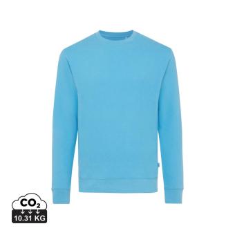 IQONIQ Zion Rundhals-Sweater aus recycelter Baumwolle, Ruhiges Blau Ruhiges Blau | XXS