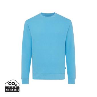 Iqoniq Zion recycled cotton crew neck, tranquil blue Tranquil blue | XXS