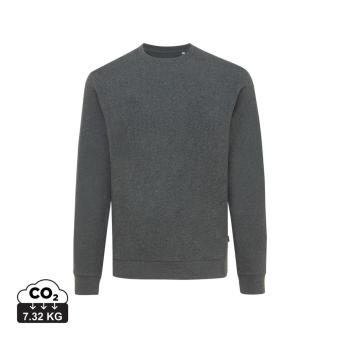 Iqoniq Denali ungefärbt. Rundhals-Sweater aus recycelter BW, anthrazit Anthrazit | XXS