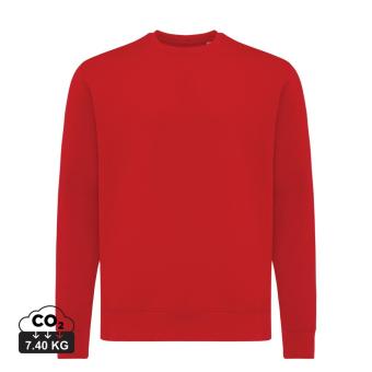 Iqoniq Etosha Lightweight Sweater aus recycelter Baumwolle, rot Rot | XS
