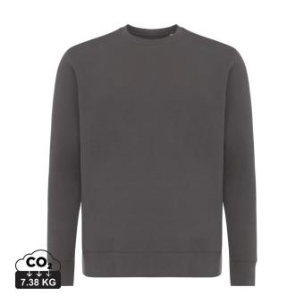 Iqoniq Etosha Lightweight Sweater aus recycelter Baumwolle, anthrazit Anthrazit | XS