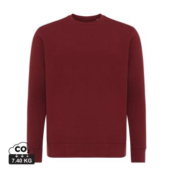 Iqoniq Etosha Lightweight Sweater aus recycelter Baumwolle, Burgunderrot Burgunderrot | XS