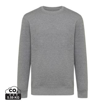 Iqoniq Etosha Lightweight Sweater aus recycelter Baumwolle, Ungefärbtes helles anthrazit Ungefärbtes helles anthrazit | XS