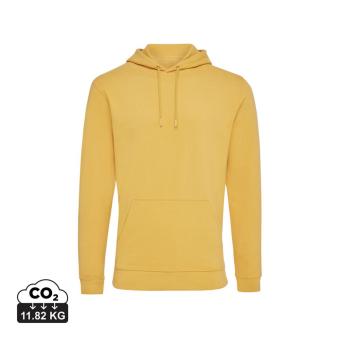 IQONIQ Jasper recycled cotton hoodie, ocher yellow Ocher yellow | XS