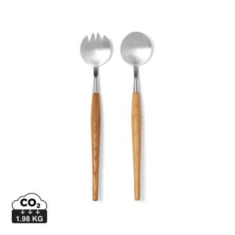 VINGA Retro serving cutlery Brown