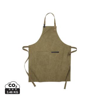 VINGA Tome GRS recycled canvas Apron Green