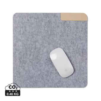 VINGA Albon GRS recycled felt mouse pad Convoy grey