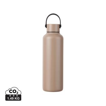 VINGA Baltimore RCS recyc. Edelstahlflasche 600ml Beige