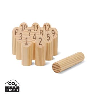VINGA Muge Mini Zahlen-Spiel Braun