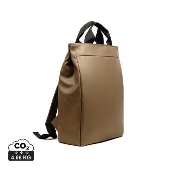 VINGA Bermond Rucksack aus RCS recyceltem PU Braun