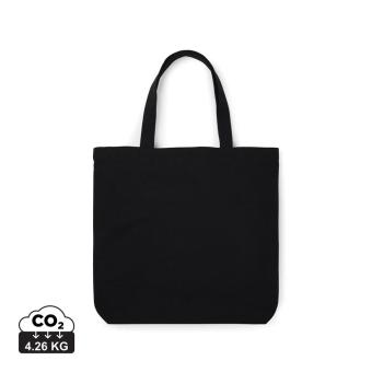 VINGA Hilo AWARE™ recycled canvas tote bag Black