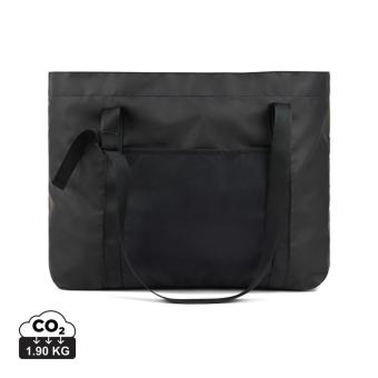 VINGA Livorno GRS recycled polyester maxi tote Black