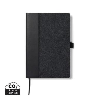 VINGA Albon GRS recycled felt notebook 