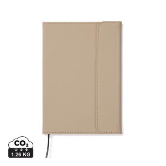 VINGA Baltimore GRS certified paper & PU notebook Fawn