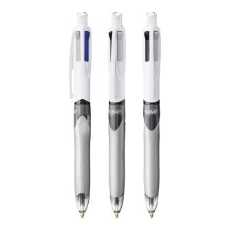 BIC® 4 Colours 3+1HB Weiß/grau