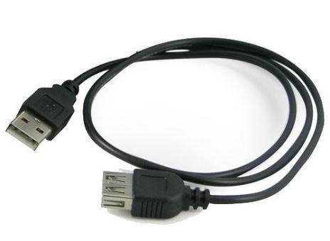 USB Verlängerungskabel Schwarz