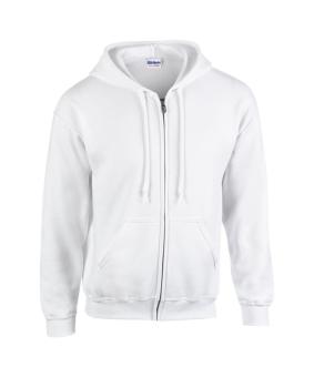 HB Zip Hooded sweatshirt, white White | L