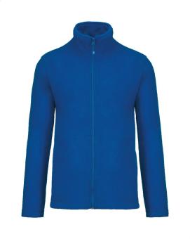 KA911 Fleecejacke mit durchgehendem Reißverschluss, Blau Blau | L