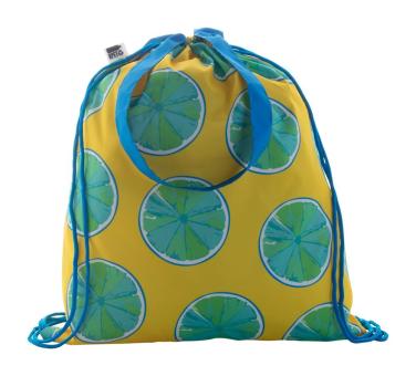 CreaDraw Shop RPET custom drawstring bag Blue/white