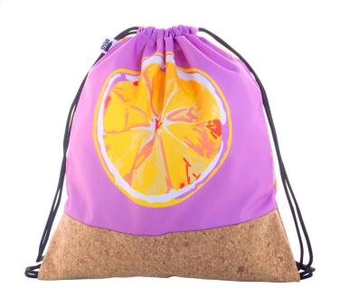 CreaDraw Cork custom drawstring bag, nature Nature,white