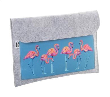 CreaFelt Laptop Individuelle Laptoptasche Weiß/grau
