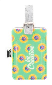 CreaFelt Tag custom RPET luggage tag White/grey