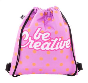 CreaCool Draw Kids Individuell bedruckbare Kühl-Kordelzugtasche für Kinder Schwarz/weiss