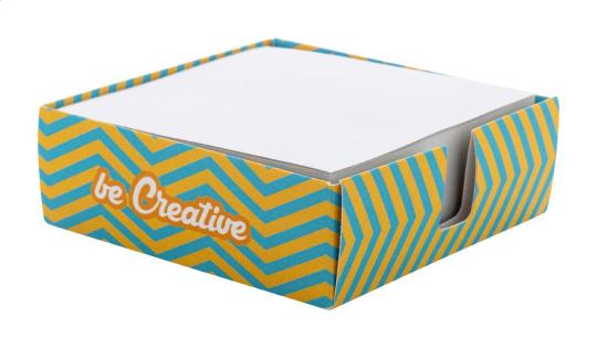 Notty custom memo cube White
