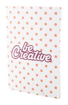 CreaNote A5 Seed custom seed paper notebook White