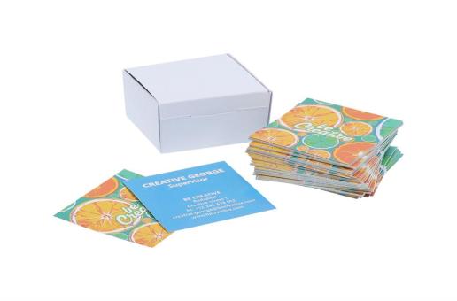 Visicard Square custom business cards White