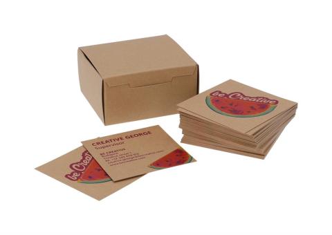 Visicard Square Eco custom business cards Nature