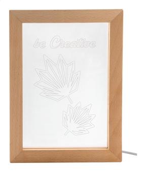 Woodiframe LED-Trophäe Natur