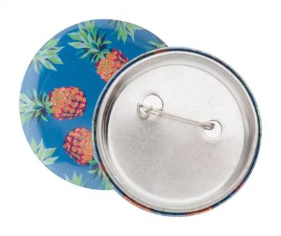PinBadge Maxi Button-Anstecker Weiß/silber