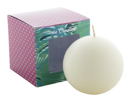 Cosmos ball candle White