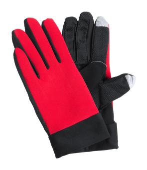 Vanzox touch sport gloves Red/black