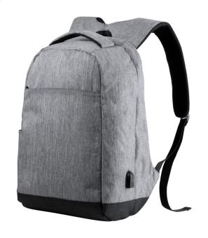 Elisha anti-theft backpack Ash grey