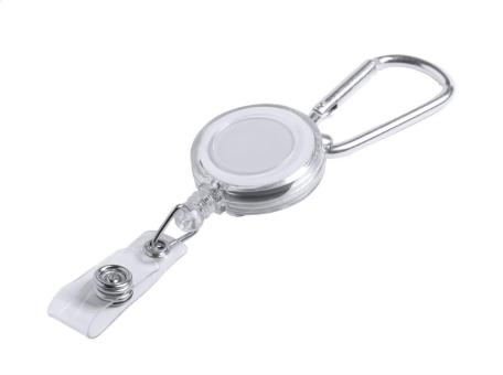 Piste pass holder White/silver