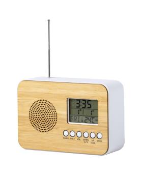 Bordio Radio-Tischuhr Natur