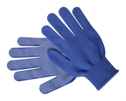 Horgol Handschuhe Blau