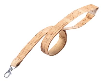 Trino cork lanyard Fawn