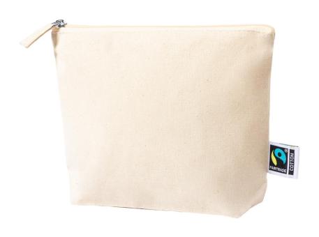 Ponsa Fairtrade Kosmetiktasche Natur