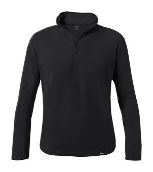 Mecox RPET-Fleecejacke, schwarz Schwarz | M
