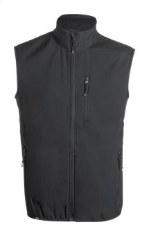Shelles RPET-Softshellweste, schwarz Schwarz | M