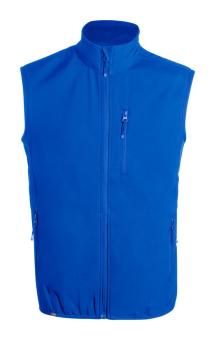 Jandro RPET softshell vest, aztec blue Aztec blue | L