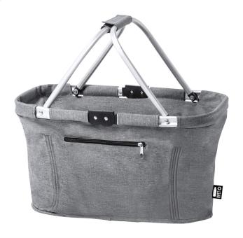 Scampa RPET Picknick-Korb Grau