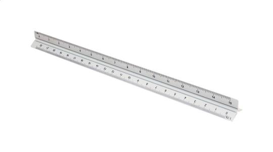 Trillin scalameter ruler Silver