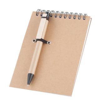 Negundo notebook with pen, nature Nature,black