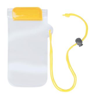 waterproof mobile case Transparent yellow