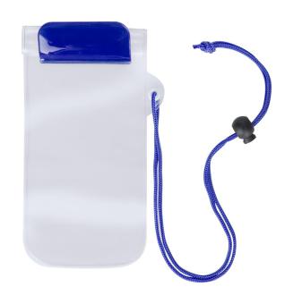 waterproof mobile case Transparent blue