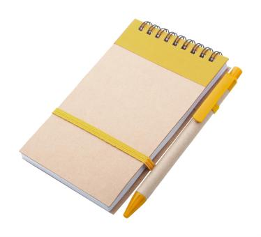 Ecocard notebook Nature yellow